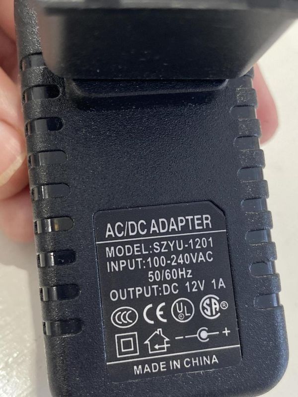 Блок живлення AS DS адаптер на 12 V/1 А для манікюрних ламп