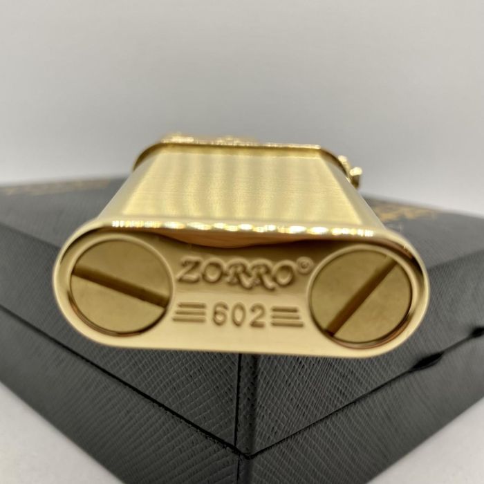 Бензиновая зажигалка Zorro "Vintage Gold" (Винтажное Золото)