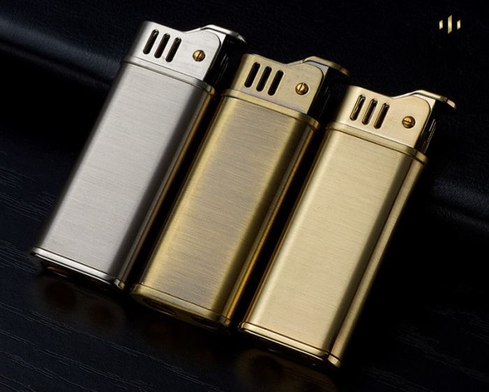Винтажная Бензиновая Зажигалка KOJI Classic Brass