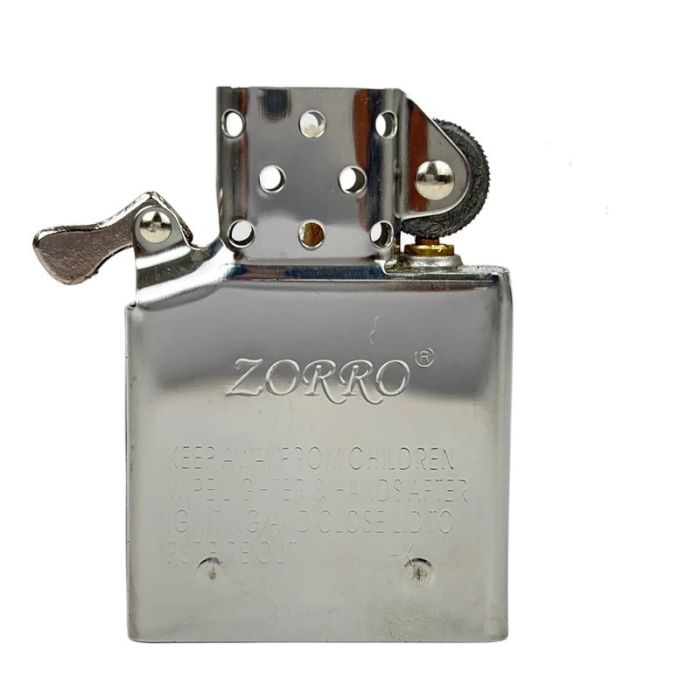 Бензиновая зажигалка Zorro "Панда в бамбуке" с перламутровой инкрустацией (Abalone Shell)