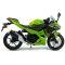 Масштабная модель Kawasaki Ninja 400 (2023) Green 1:12 CCA Licensed Diecast Model