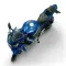 Коллекционная масштабная модель мотоцикла Suzuki GSX-R1000 (1:12) - Синий металлик