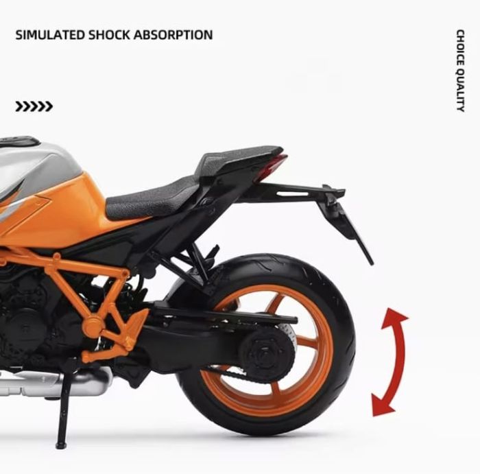 Масштабная модель мотоцикла KTM 1290 Super Duke R (1:12)
