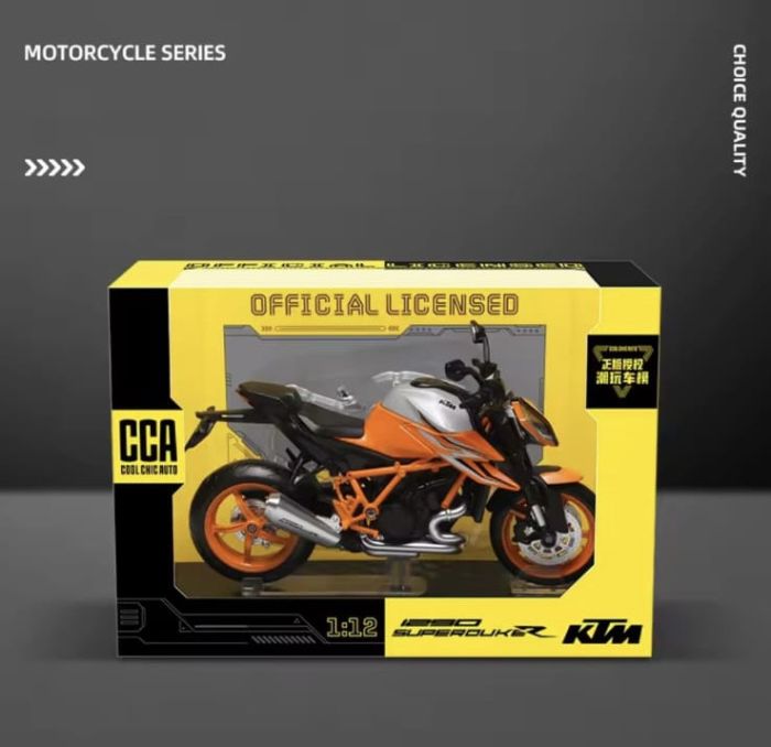 Масштабная модель мотоцикла KTM 1290 Super Duke R (1:12)