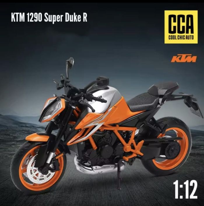 Масштабная модель мотоцикла KTM 1290 Super Duke R (1:12)