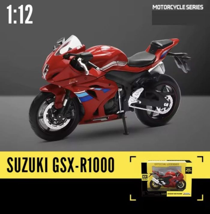 Коллекционная модель мотоцикла Suzuki GSX-R1000 (1:12) от CCA