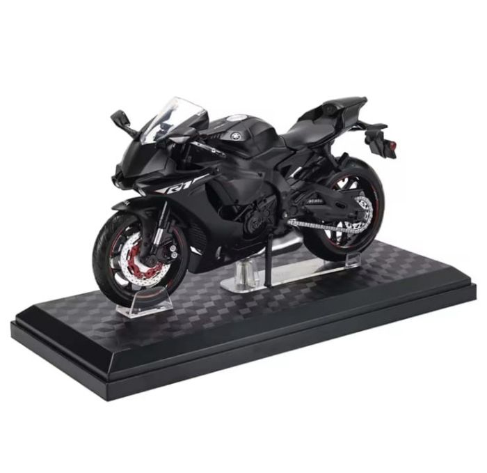 Коллекционная модель мотоцикла Yamaha YZF-R1 в масштабе 1:12 цвет Черный