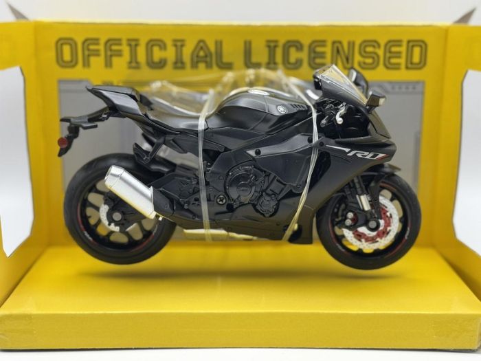 Коллекционная модель мотоцикла Yamaha YZF-R1 в масштабе 1:12 цвет Черный