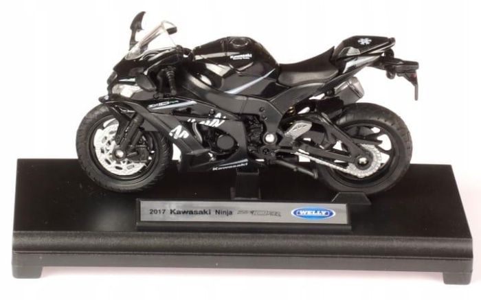 Коллекционная модель мотоцикла Welly 2017 Kawasaki Ninja ZX-10RR (1:18)
