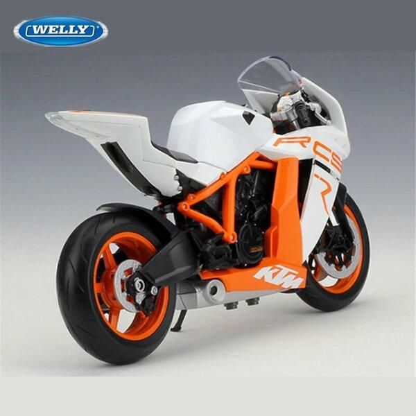 Коллекционная модель мотоцикла KTM 1190 RC8 R (Welly, 1:10)