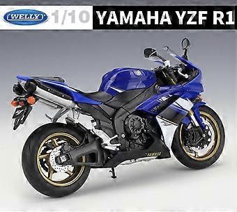 Коллекционная модель мотоцикла Yamaha YZF-R1 (Welly, 1/10)