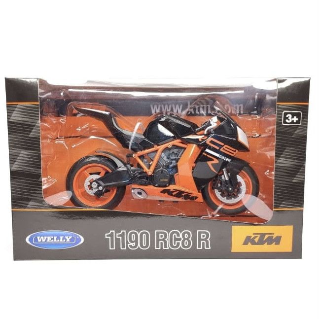 Коллекционная масштабная модель мотоцикла KTM RC8 1190 R (Масштаб 1:10)