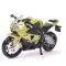 Коллекционная модель мотоцикла BMW S1000RR - Масштаб 1:18 (Maisto Special Edition) золотисто-зеленый металлик
