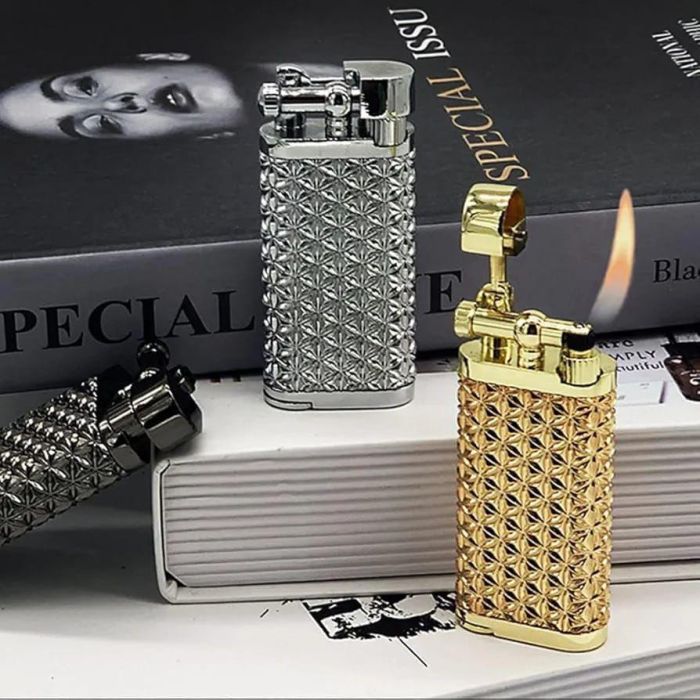 Газовая кремниевая зажигалка Spunk Silver Premium