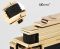Элитная газовая зажигалка Derui R-09 Classic Black & Gold с фирменным кликом