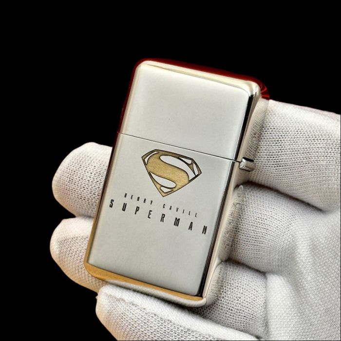 Эксклюзивная бензиновая зажигалка Zorro "Superman" Limited Edition (Модель 790)